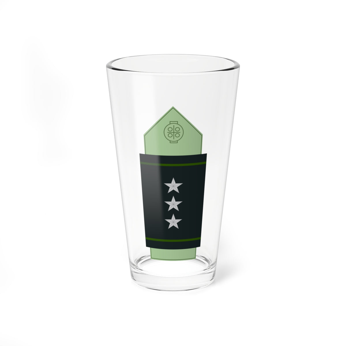 SS.OO.5.GEND.CAMISA.CAPITAN (Chile) (Military Rank) Pint Glass 16oz