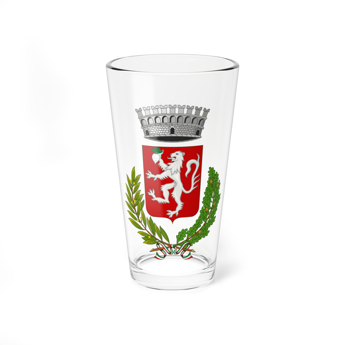 Rapolano Terme-Stemma (Italy) (Coat of Arms) Pint Glass 16oz