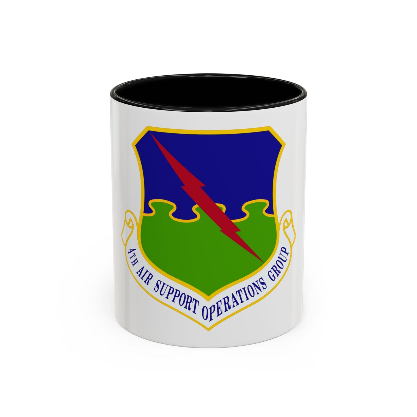 4 Air Support Operations Group USAFE (U.S. Air Force) Accent Coffee Mug
