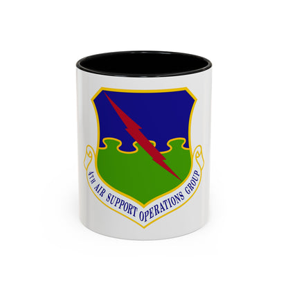 4 Air Support Operations Group USAFE (U.S. Air Force) Accent Coffee Mug