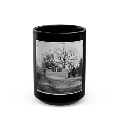 Captain Worrall's Quarters At Cedar Level, Va. (U.S. Civil War) Black Coffee Mug