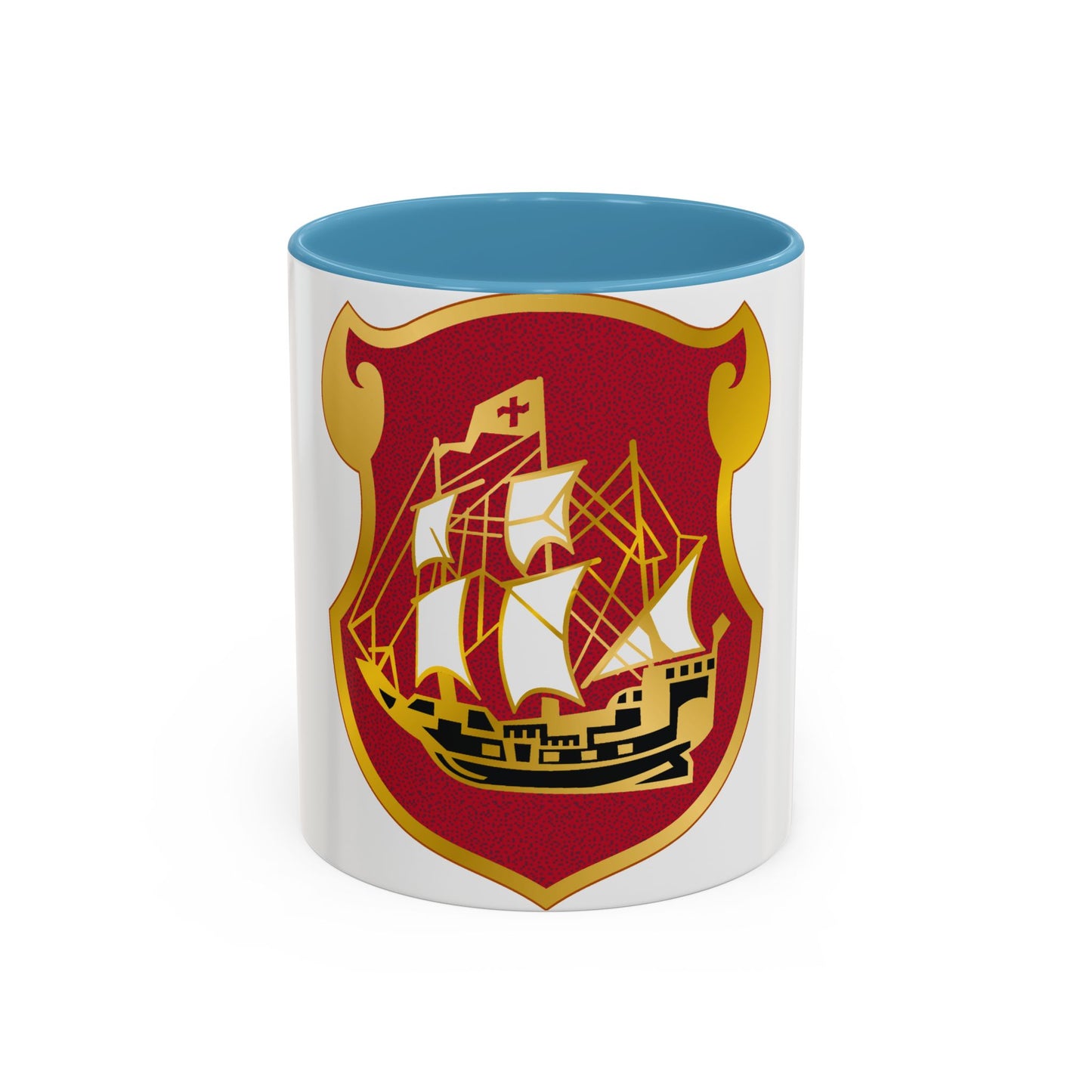 9 Antiaircraft Artillery Gun Battalion (U.S. Army) Accent Coffee Mug
