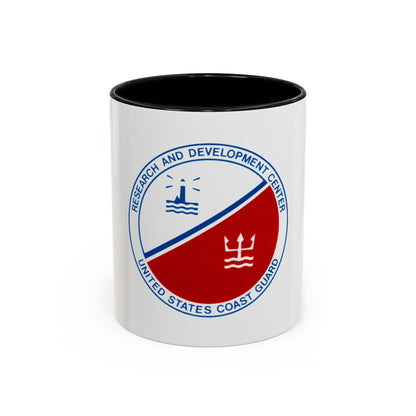 USCG Research And Development Center (U.S. Coast Guard) Accent Coffee Mug