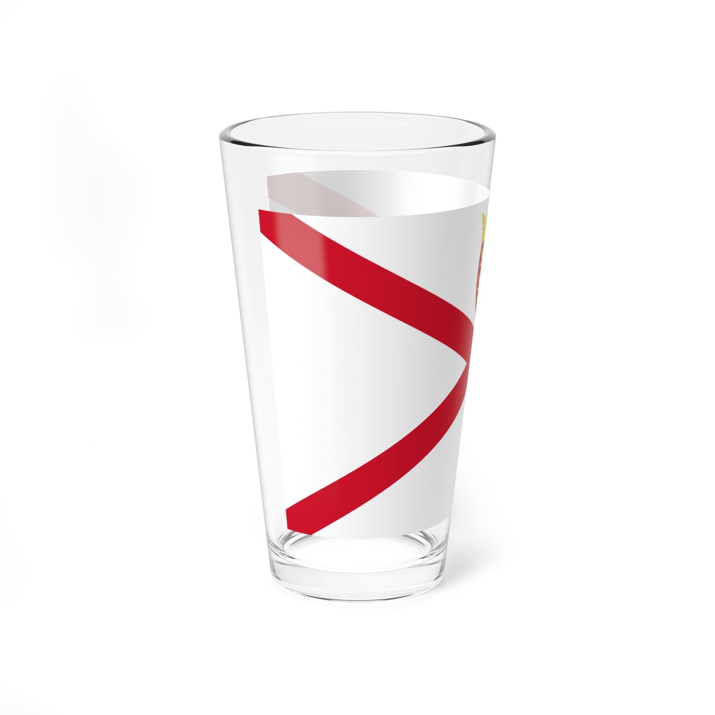 Flag of Jersey (United Kingdom) Pint Glass 16oz