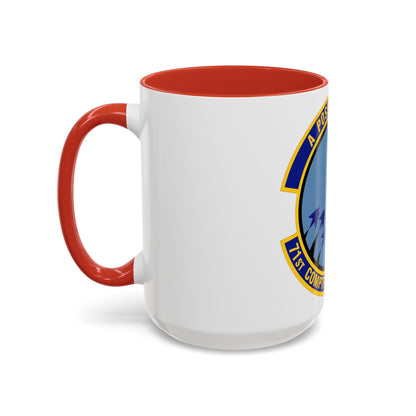 71st Comptroller Squadron (U.S. Air Force) Accent Coffee Mug