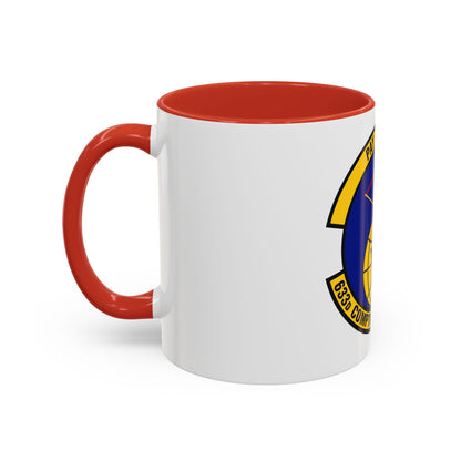 633d Comptroller Squadron (U.S. Air Force) Accent Coffee Mug