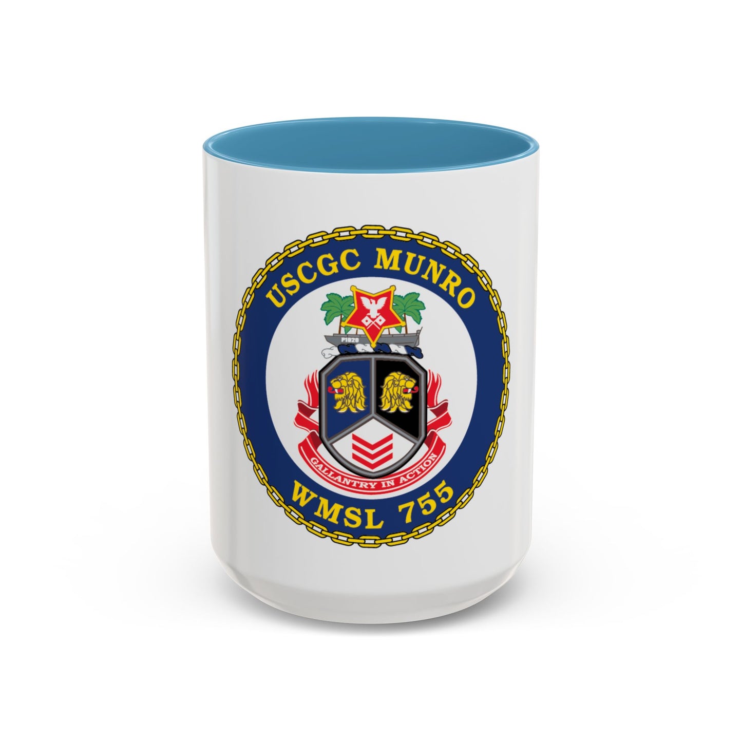 USCGC Munro WMSL   755 (U.S. Coast Guard) Accent Coffee Mug