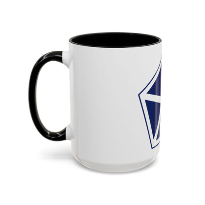 V Corps United States (U.S. Army) Accent Coffee Mug