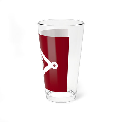 Flag of Ibara Okayama (Japan) Pint Glass 16oz