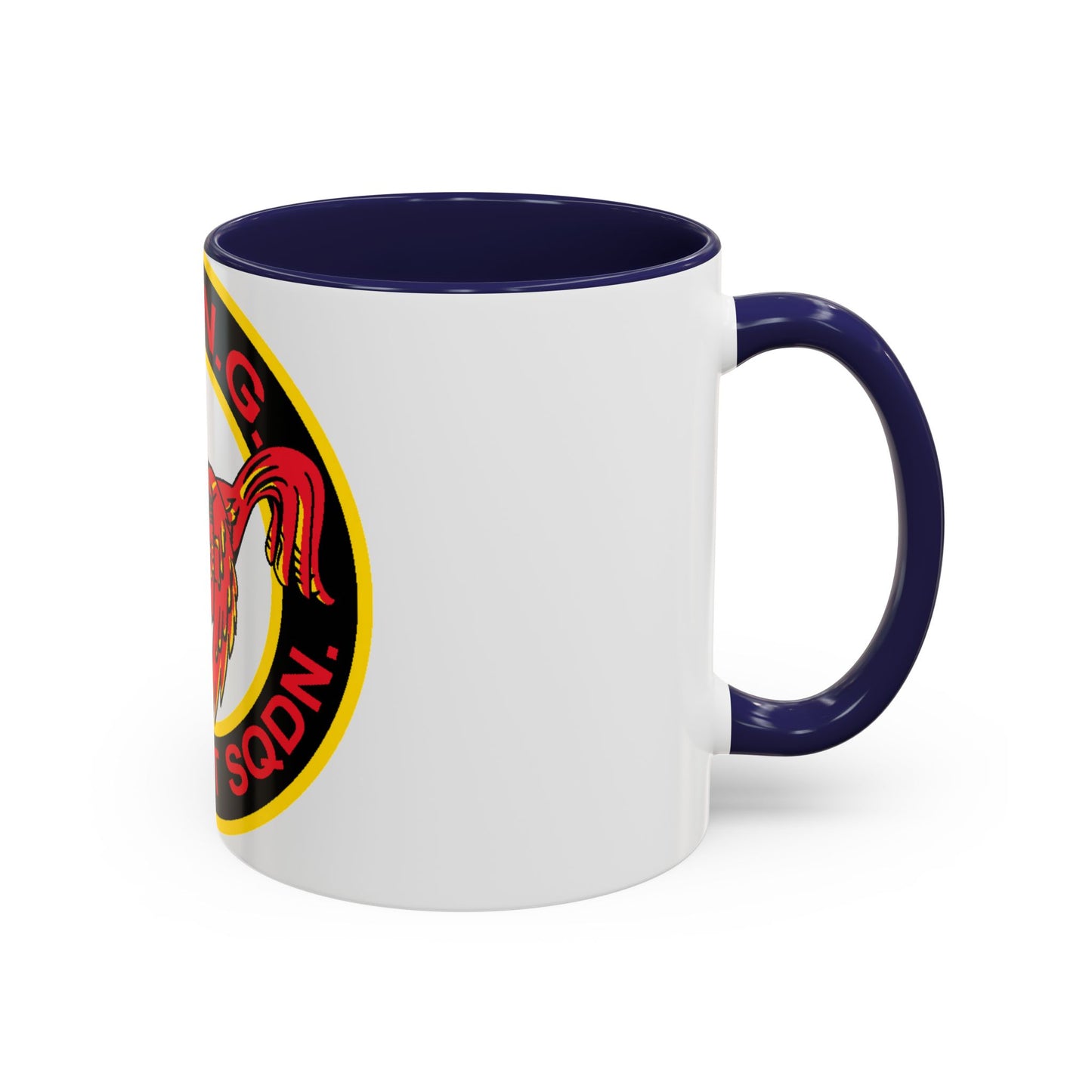 R.I.A.N.G. 143rd Airlift Sq (U.S. Air Force) Accent Coffee Mug