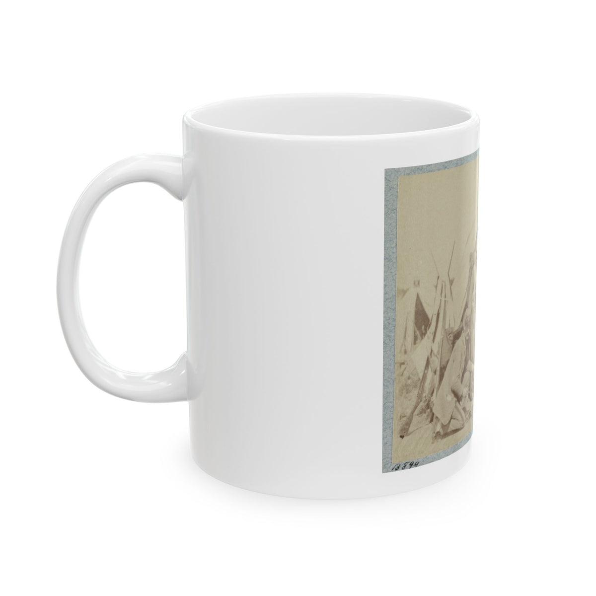 7th N.Y. State Militia, Camp Cameron, D.C., 1861 003 (U.S. Civil War) White Coffee Mug