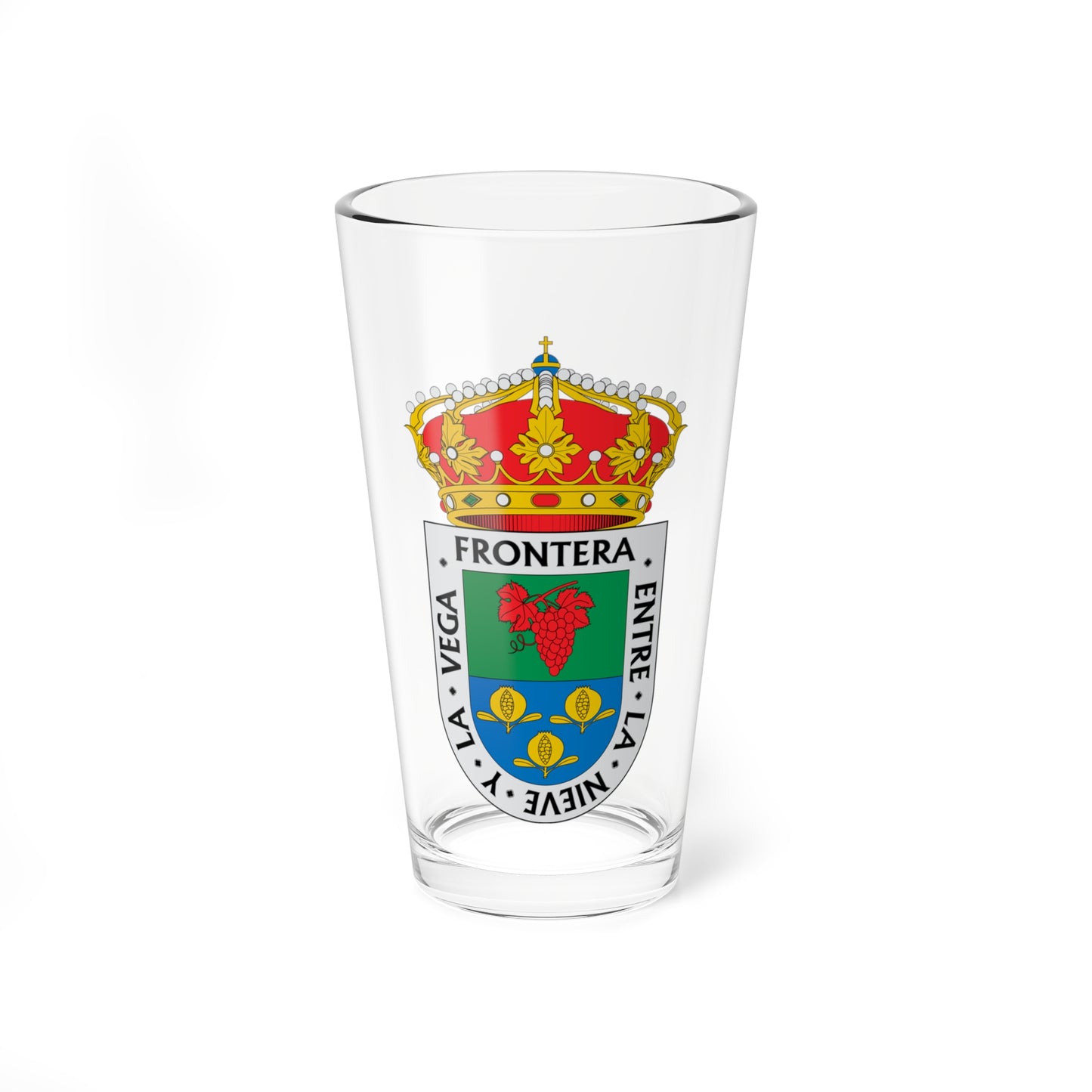 Escudo de Huétor Vega (Spain) (Coat of Arms) Pint Glass 16oz