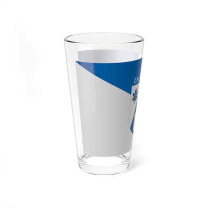 Flag of Zalaujlak (Hungary) Pint Glass 16oz