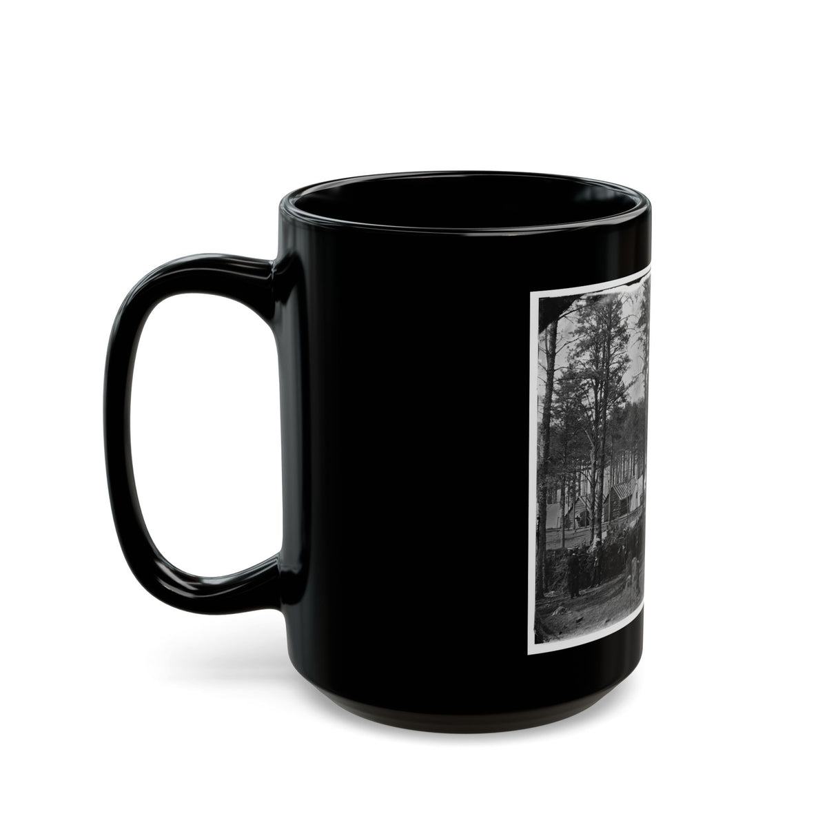 Brandy Station, Va. Camp At Army Of The Potomac Headquarters; Zouaves In Foreground (U.S. Civil War) Black Coffee Mug