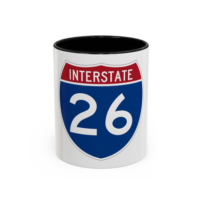 Interstate 26 (U.S. Highways) Accent Coffee Mug