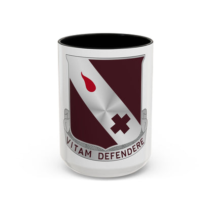 327 Medical Battalion (U.S. Army) Accent Coffee Mug