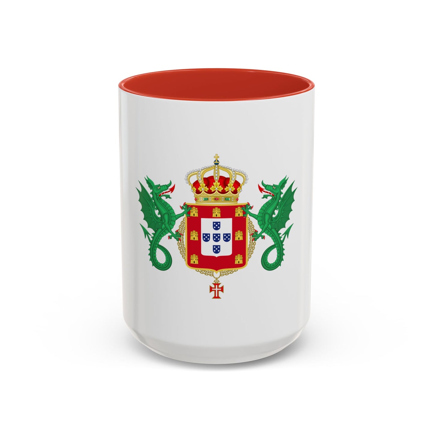 Coat of Arms of the Kingdom of Portugal 1640-1910 - Accent Coffee Mug