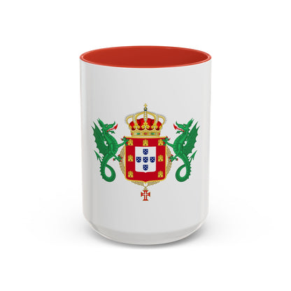 Coat of Arms of the Kingdom of Portugal 1640-1910 - Accent Coffee Mug