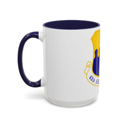 43d Airlift Group (U.S. Air Force) Accent Coffee Mug