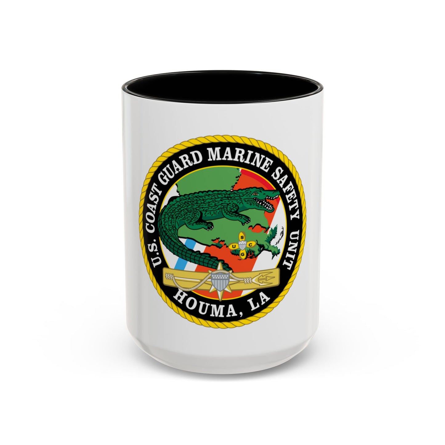 USCG Marine Safety Unit Houma LA (U.S. Coast Guard) Accent Coffee Mug