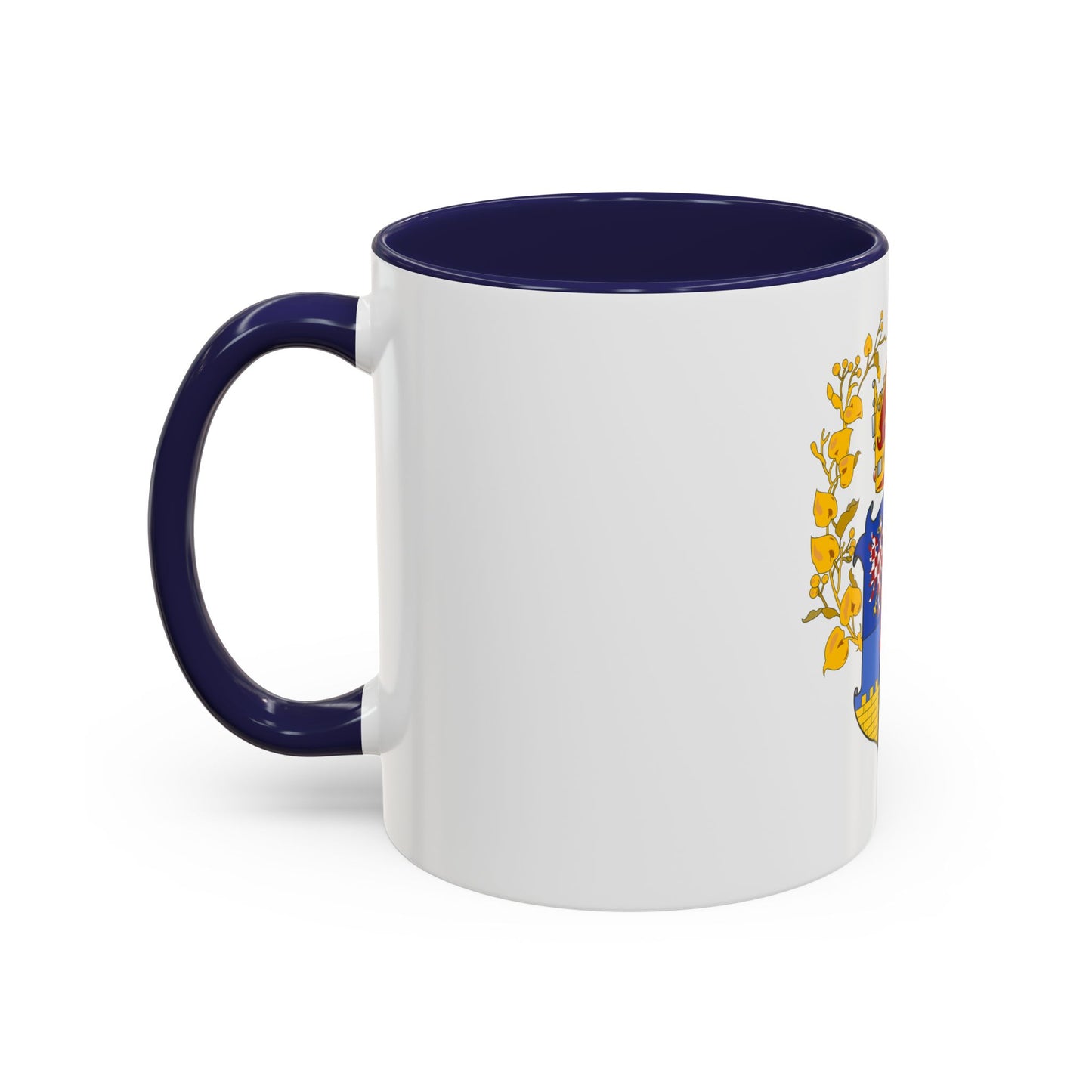 Coat of arms of the lands of the Bohemian Crown - Accent Coffee Mug