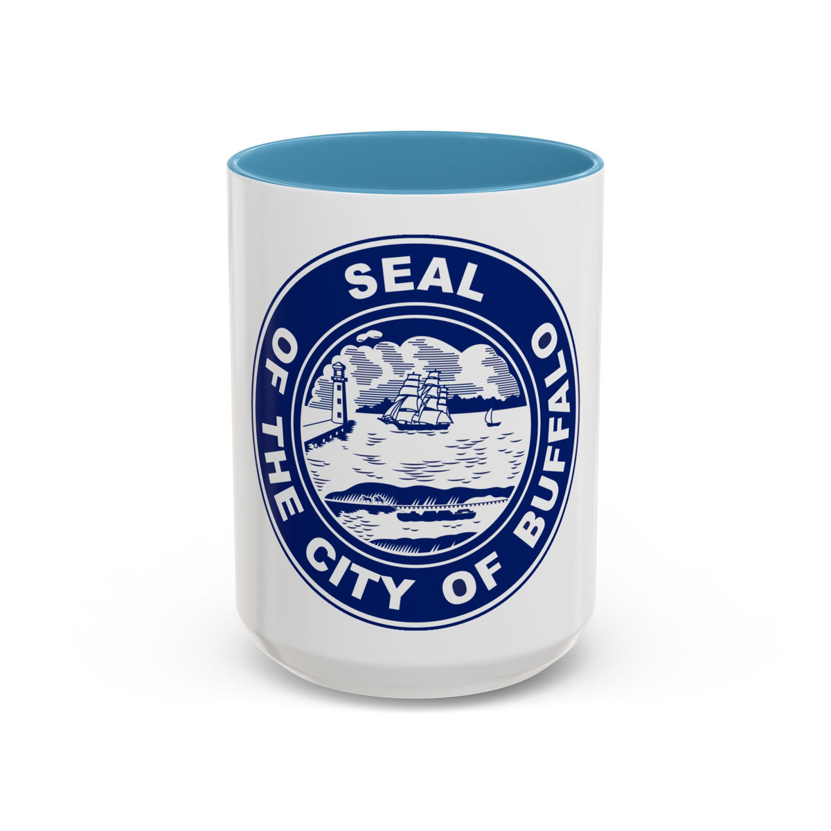 Seal of Buffalo New York - Accent Coffee Mug