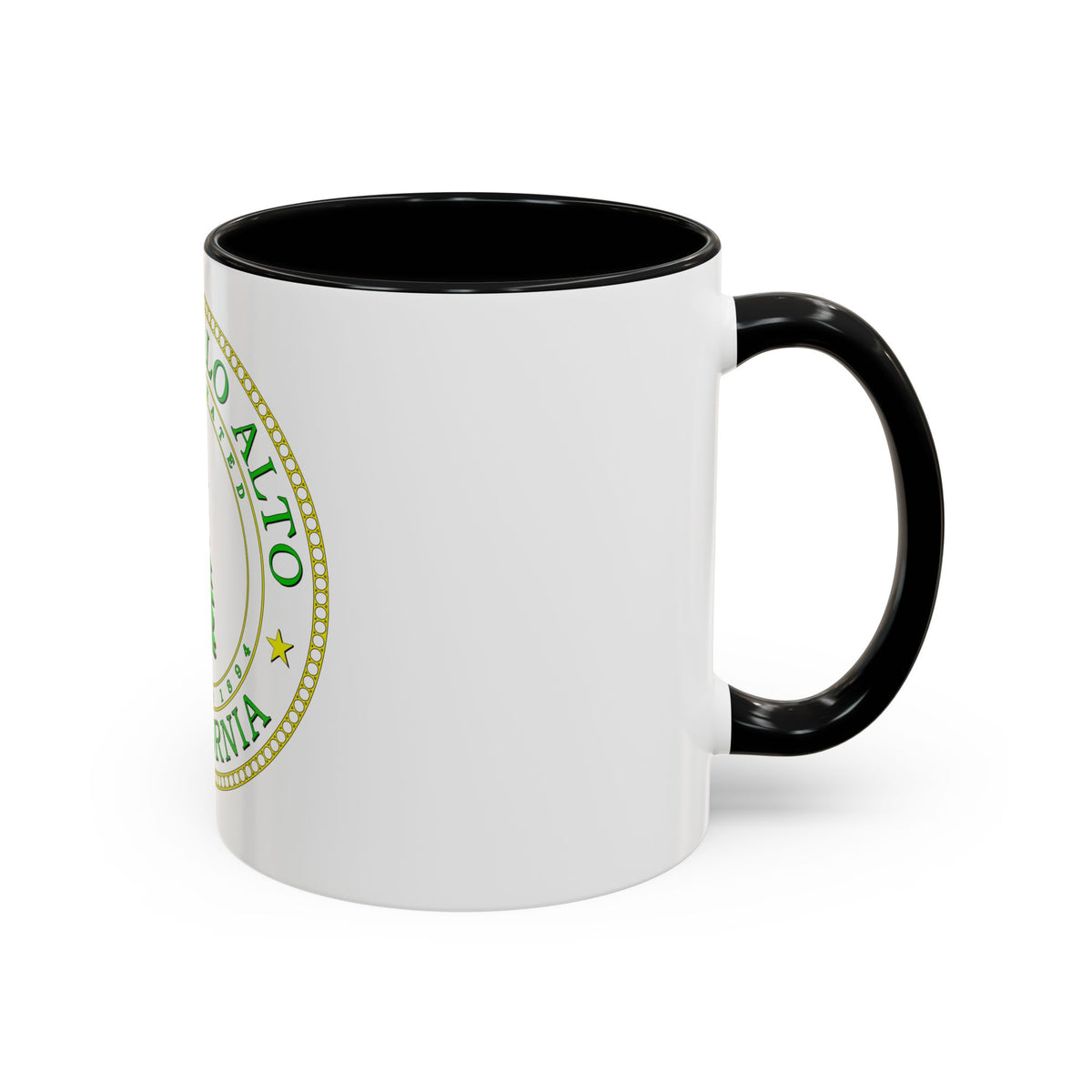 Seal of Palo Alto California - Accent Coffee Mug