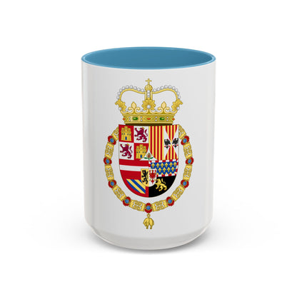 Coat of Arms of Charles II of Spain (1668-1700) - Accent Coffee Mug