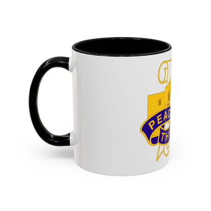 321 Civil Affairs Brigade 2 (U.S. Army) Accent Coffee Mug