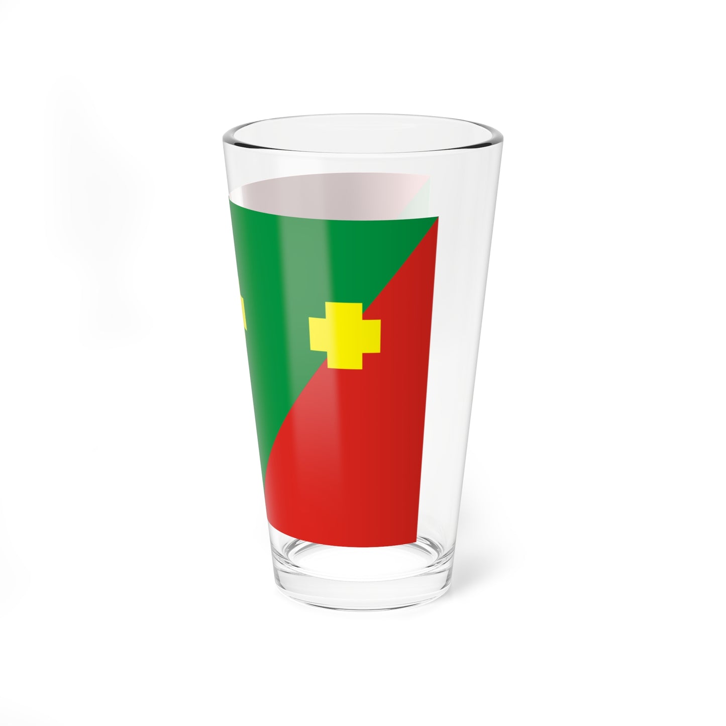 Flag of Troitcky rayon Chelyabinsk oblast 2003 (Russia) Pint Glass 16oz
