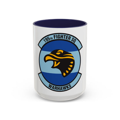 195 Fighter Squadron (U.S. Air Force) Accent Coffee Mug