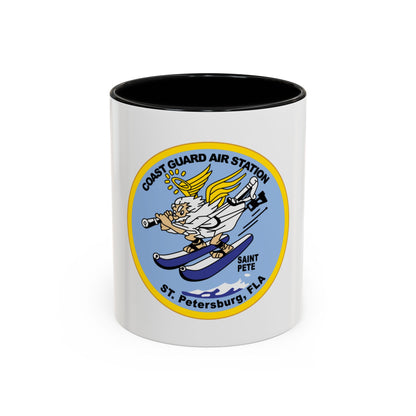 USCGC Air Station St Petersburg FLA (U.S. Coast Guard) Accent Coffee Mug