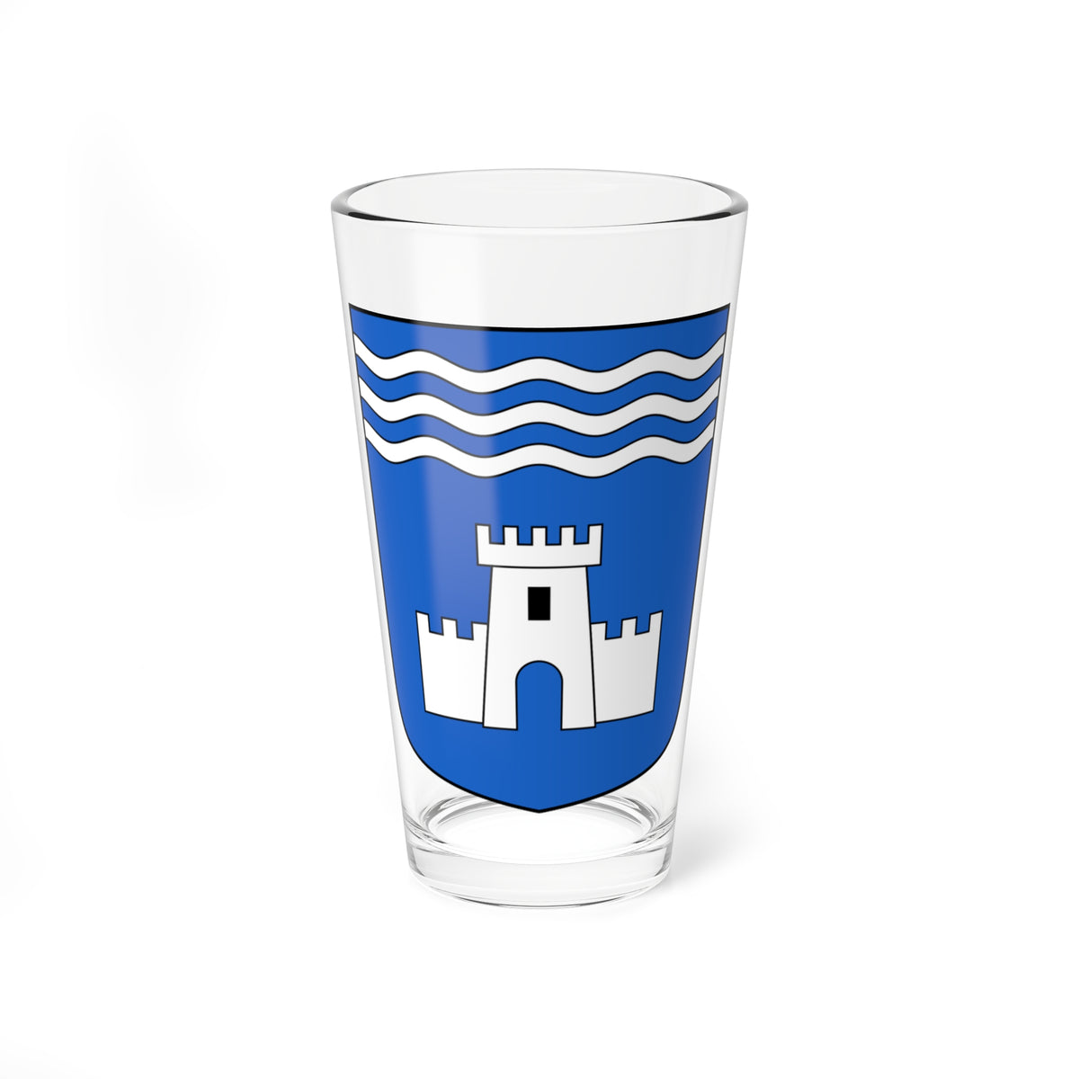 Evionnaz-blazon (Switzerland) (Coat of Arms) Pint Glass 16oz
