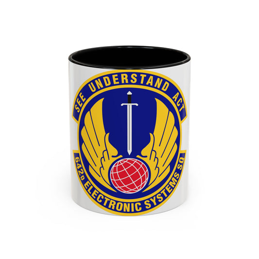 642d Electronic Systems Squadron (U.S. Air Force) Accent Coffee Mug