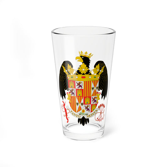 Escudo de los reyes Católicos 2 (Spain) (Coat of Arms) Pint Glass 16oz