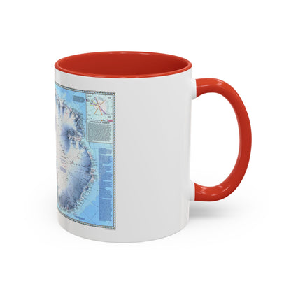 Antarctica (1987) (Map) Accent Coffee Mug
