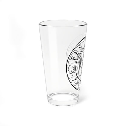 Seal of the Bank of Estonia 2 (Estonia) (Coat of Arms) Pint Glass 16oz