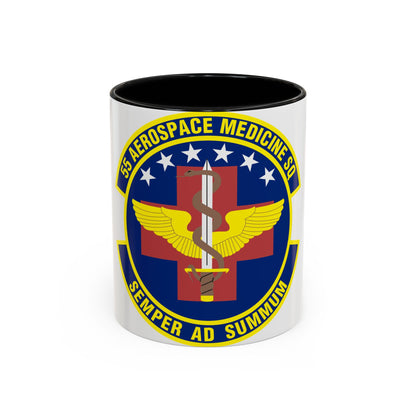 55th Aerospace Medicine Squadron (U.S. Air Force) Accent Coffee Mug