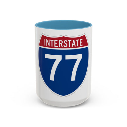 Interstate 77 (U.S. Highways) Accent Coffee Mug