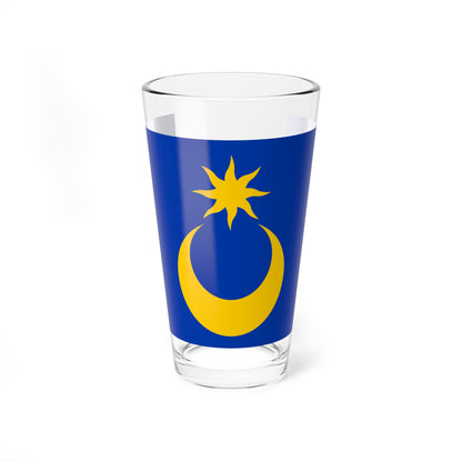 City Flag of Portsmouth (England) Pint Glass 16oz