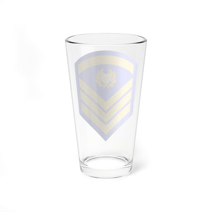 Cyprus Air Force OR 7 (Cyprus) (Military Rank) Pint Glass 16oz