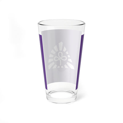 Flag of Miyashiro Saitama (Japan) Pint Glass 16oz
