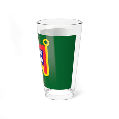 Drapeau fr departement Cantal (France) Pint Glass 16oz