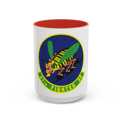 47th Fighter Squadron (U.S. Air Force) Accent Coffee Mug