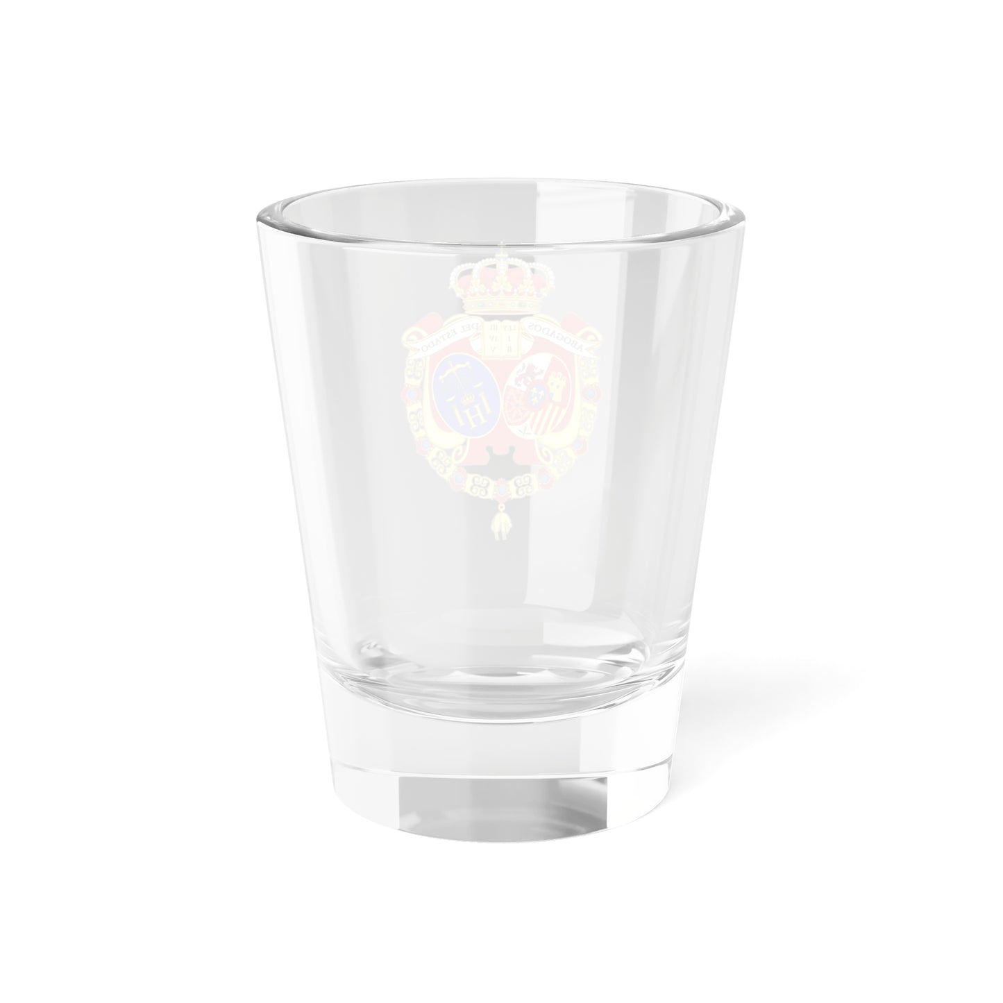 Coat of Arms of the Spanish Legal Representatives of the State - Shot Glass 1.5oz