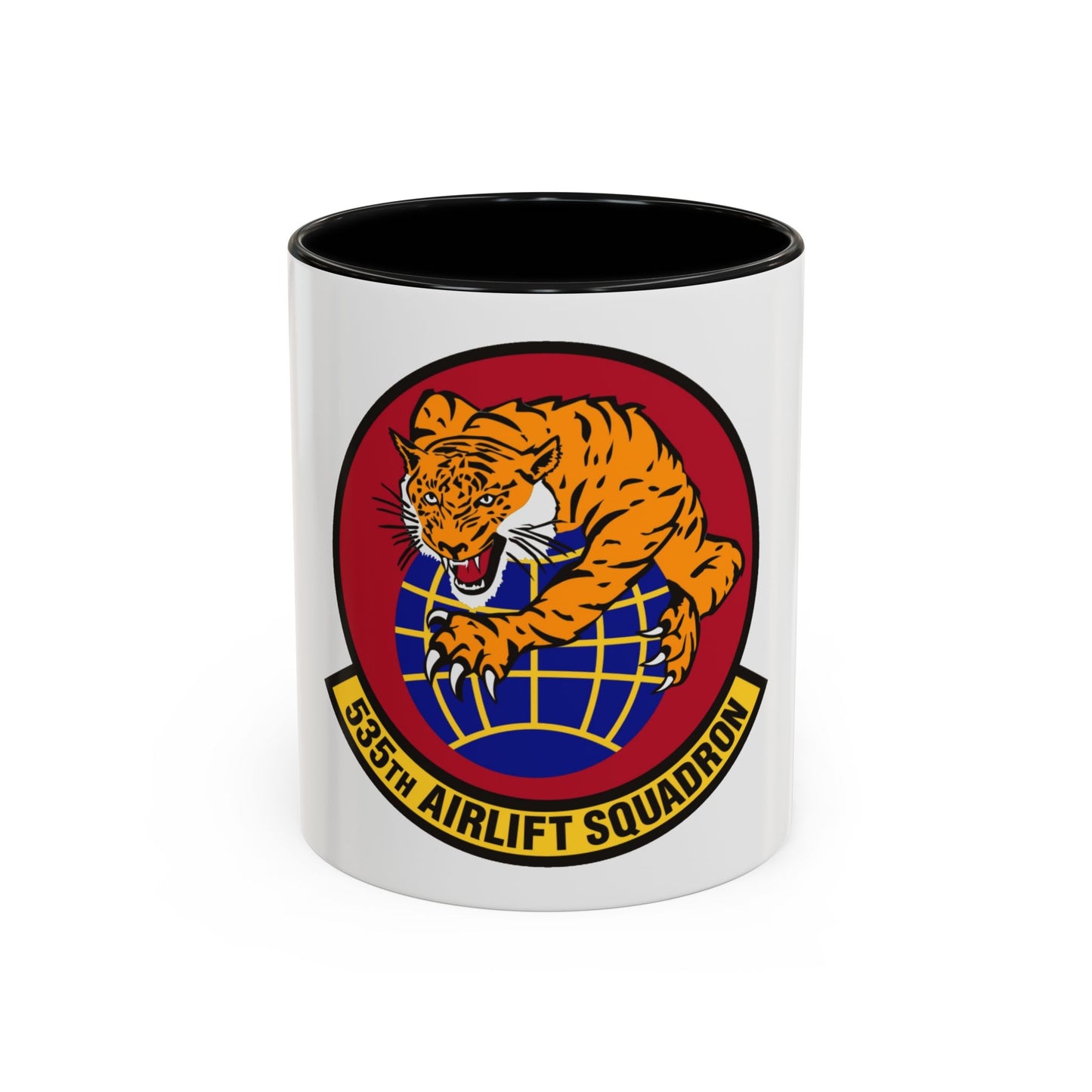 535th Airlift Squadron (U.S. Air Force) Accent Coffee Mug