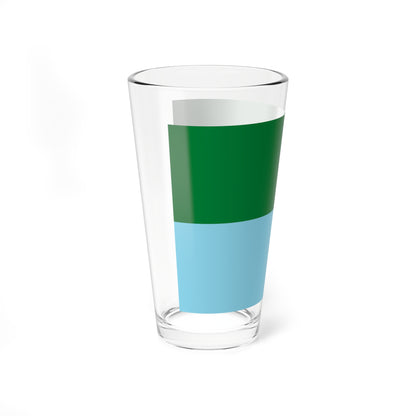Flag of Puerto Villarroel Bolivia (Bolivia) Pint Glass 16oz