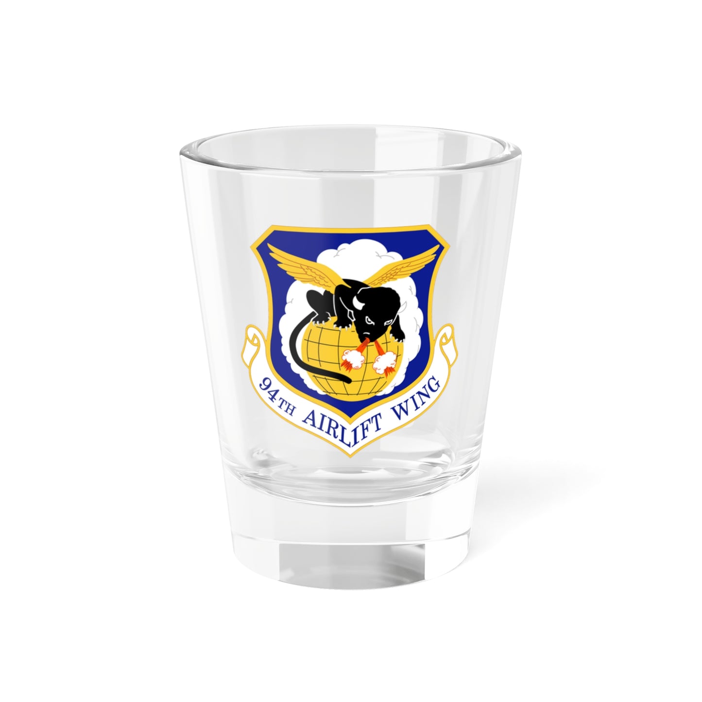 94th Airlift Wing (U.S. Air Force) Shot Glass 1.5oz