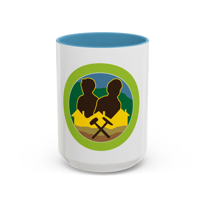 Mining in Society (Boy Scout Merit Badge) Accent Coffee Mug