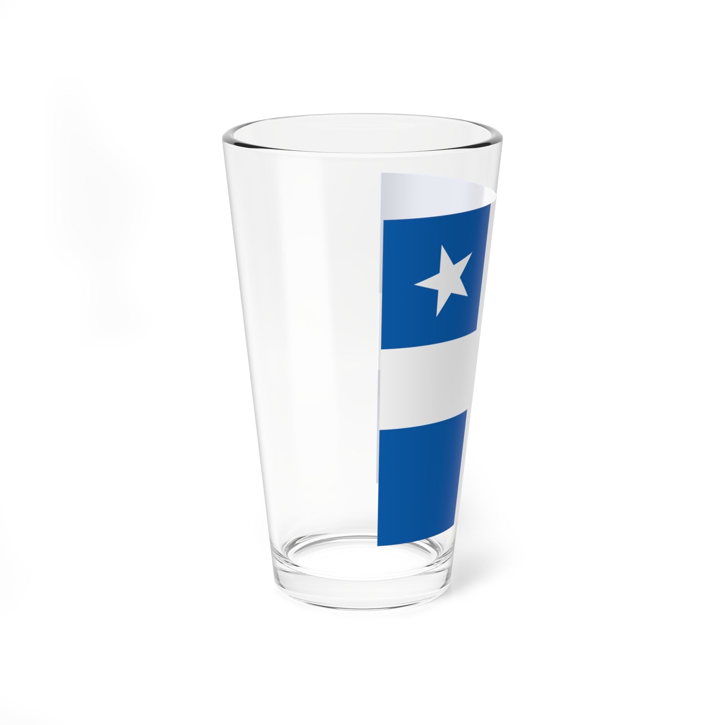 Greek Royal Navy Vice Admirals rank flag 1914 pattern (Greece) Pint Glass 16oz